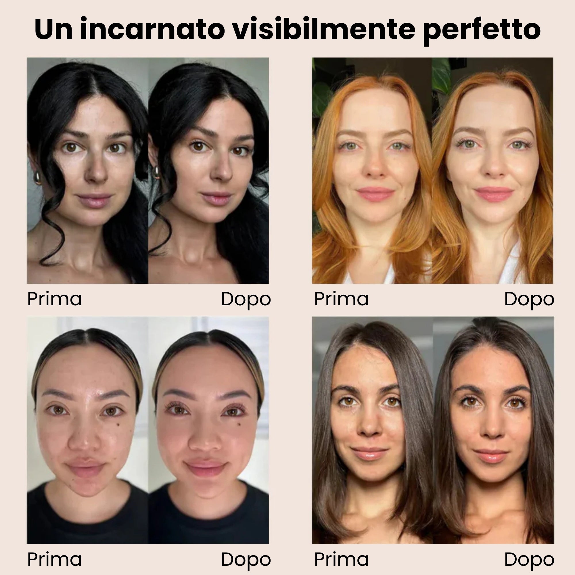 Perfect Skin™ – Fondotinta Adattivo Coprente a Lunga Durata