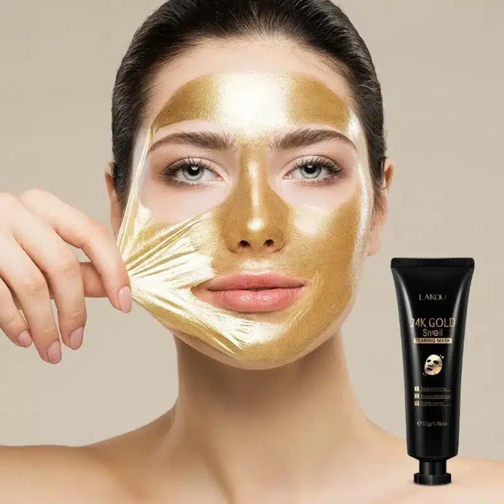 Maschera al Collagene in Oro 24K