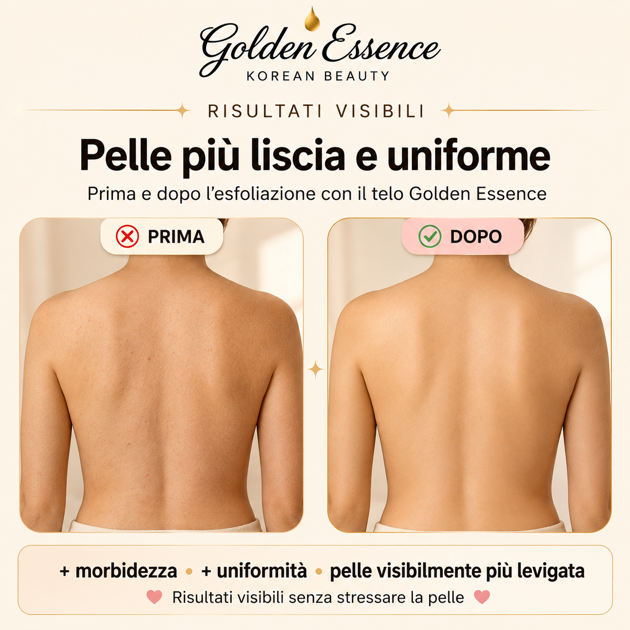 Salvietta Esfoliante Antibatterica in Fibra di Bambù