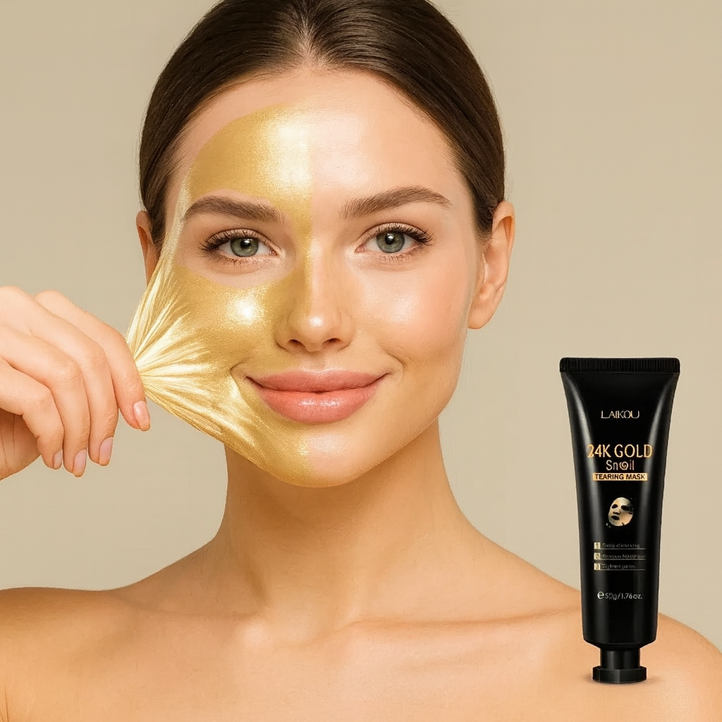 Maschera al Collagene in Oro 24K