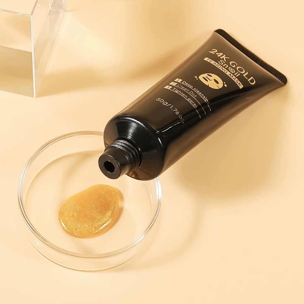 Maschera al Collagene in Oro 24K