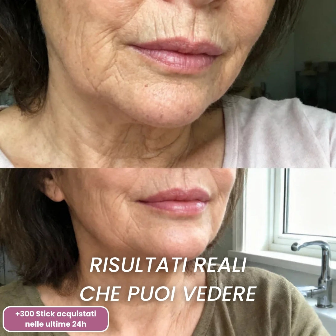 Stick Viso Anti-Età al Collagene e Calcio