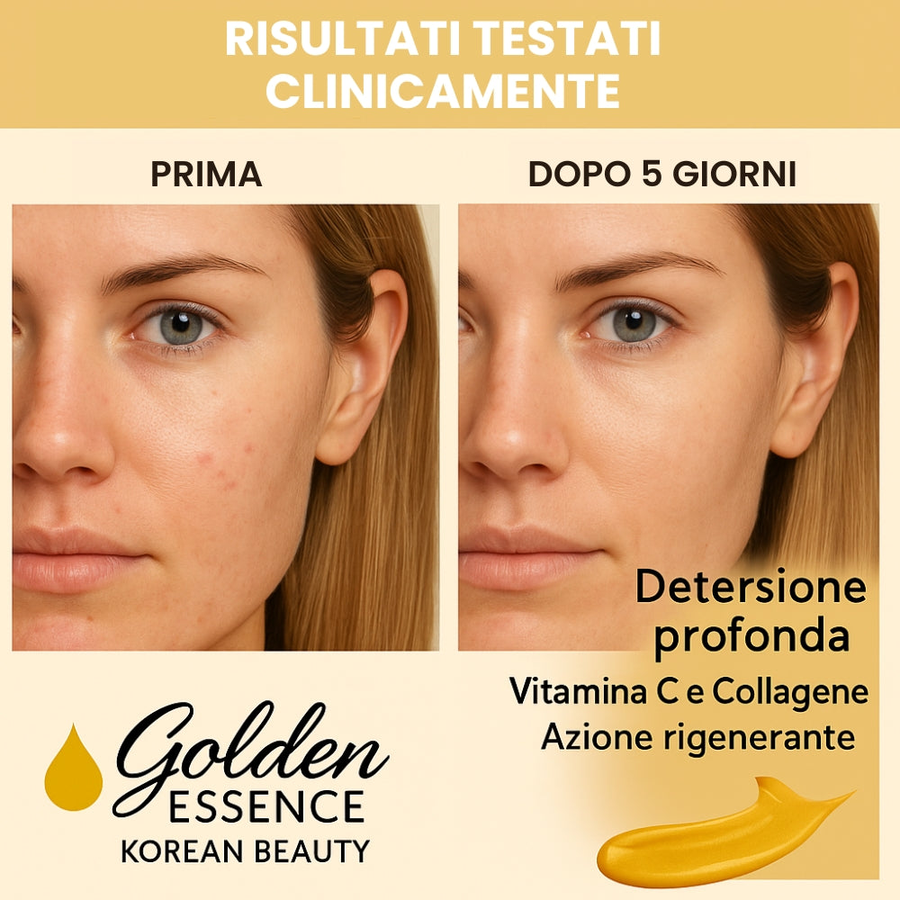 Maschera al Collagene in Oro 24K