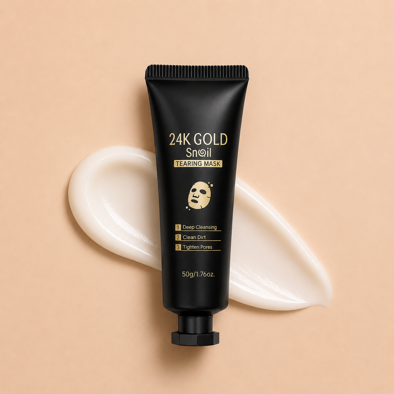 Maschera al Collagene in Oro 24K