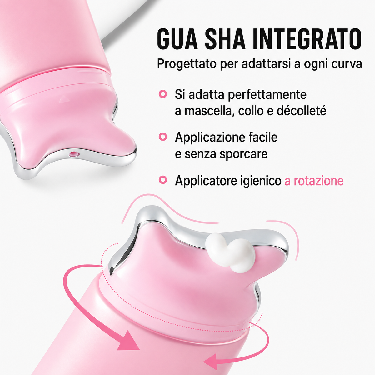 GoldLift PDRN – Crema Collagene Liftante Viso e Collo con GuaSha Integrato