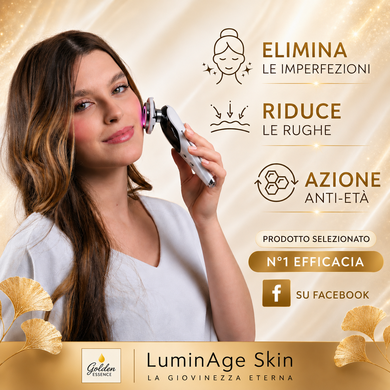 LuminAge Pro – Fototerapia LED Ringiovanente Viso